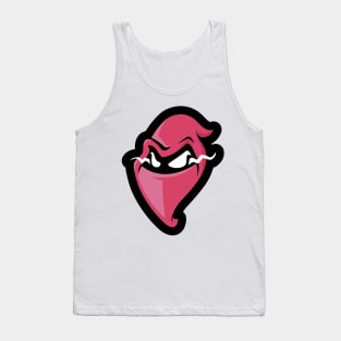 Hooded mascot logo Tank Top